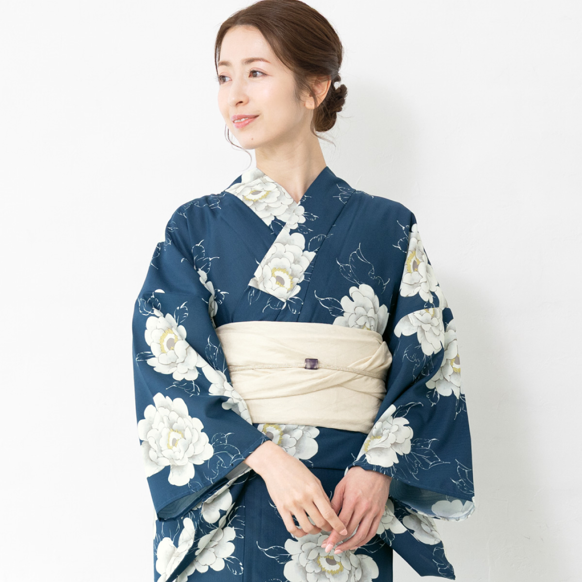 SOUBIEN（創美苑） 浴衣 レディース セット 2点セット 女性浴衣 帯