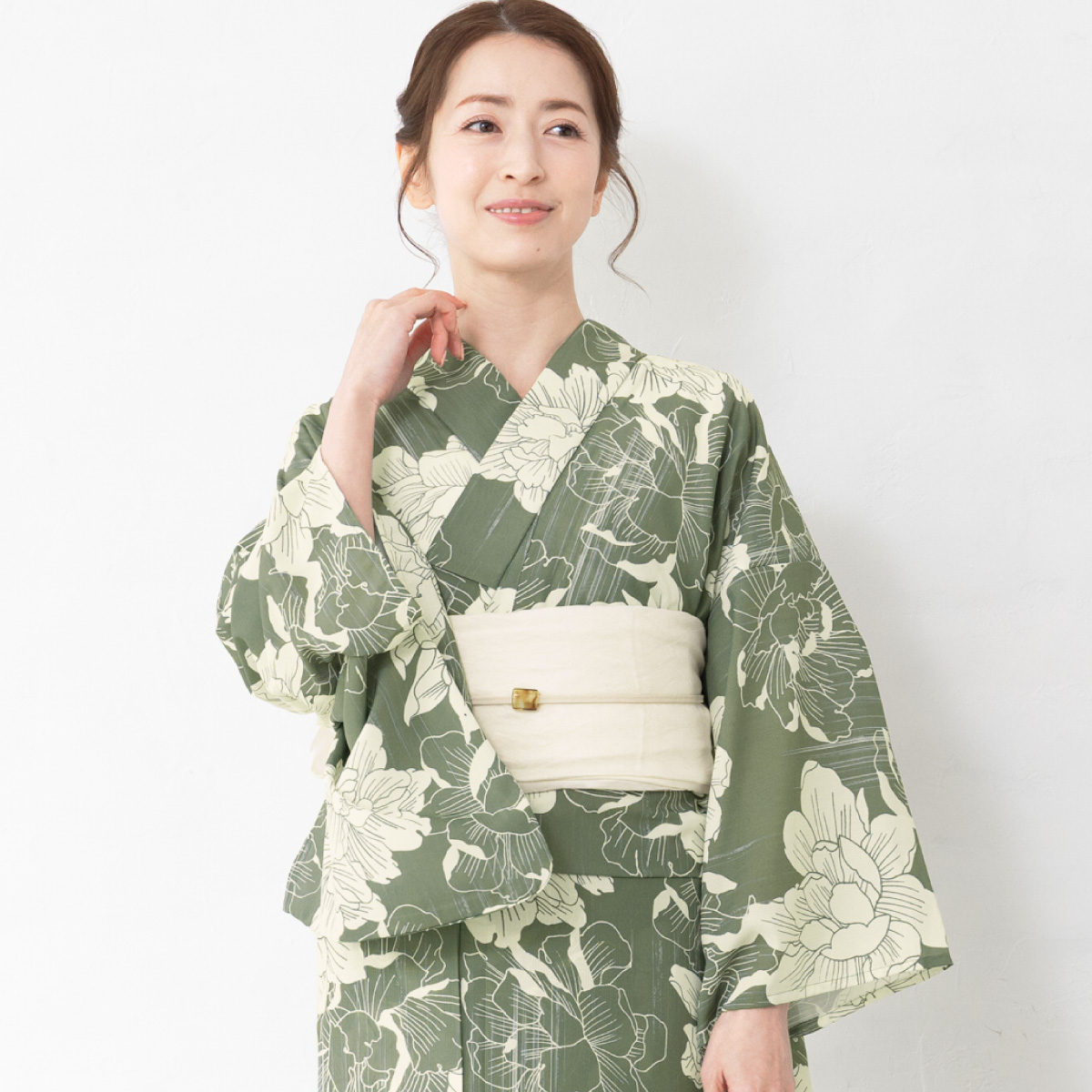 SOUBIEN（創美苑） 浴衣 レディース セット 2点セット 女性浴衣 帯
