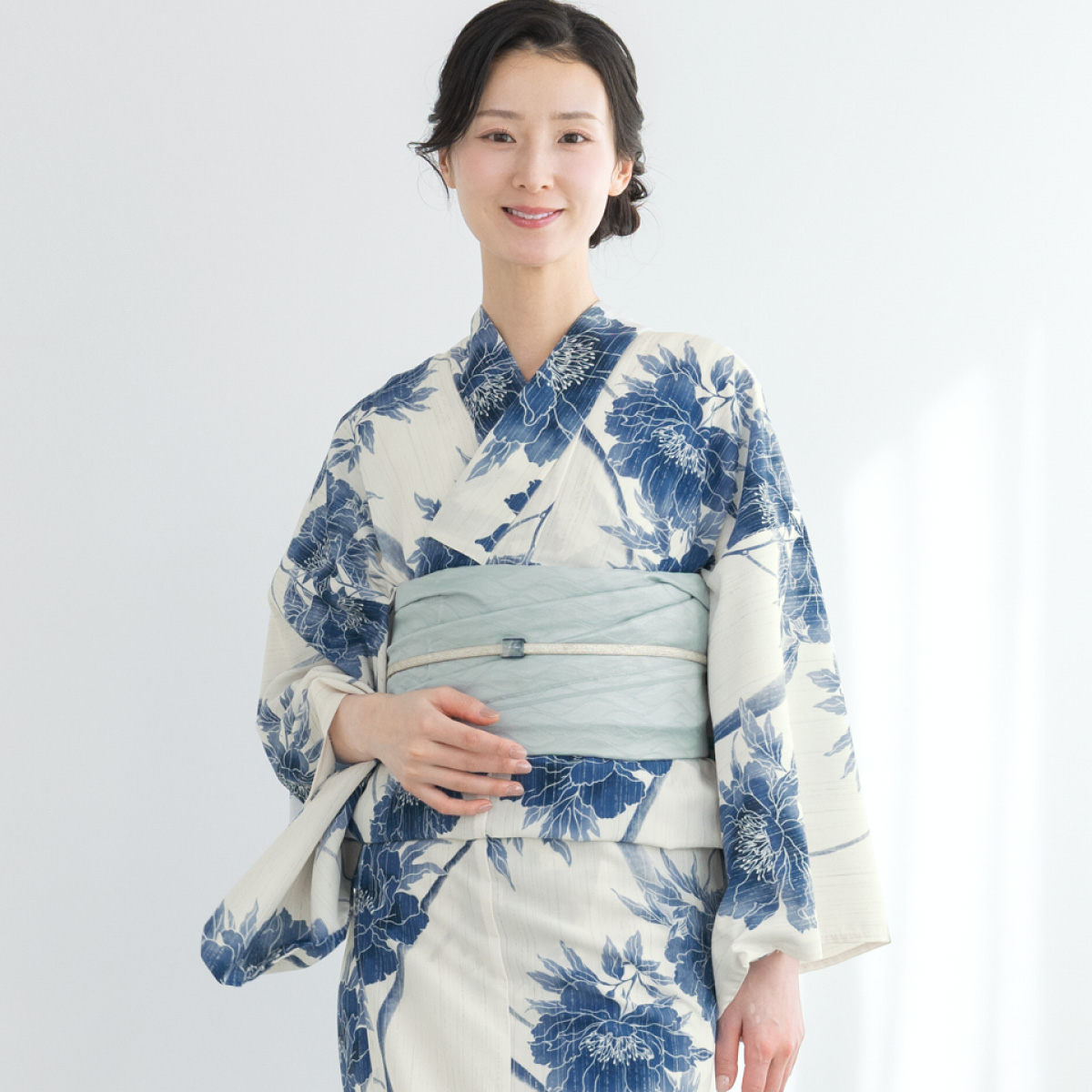SOUBIEN（創美苑） 浴衣 レディース セット 2点セット 女性浴衣 帯