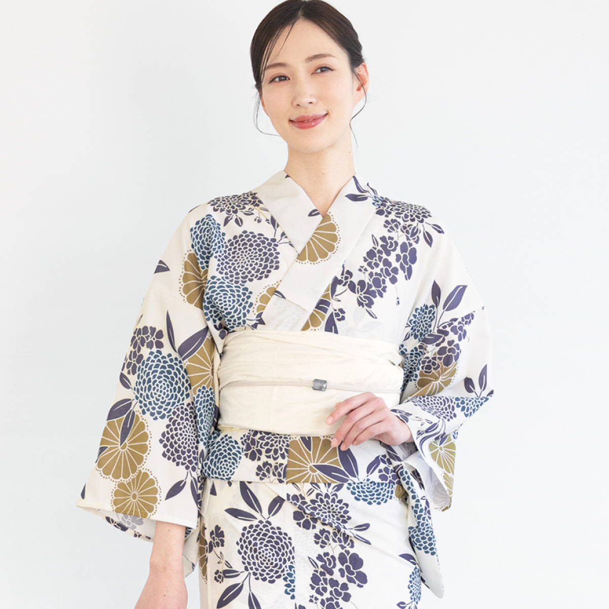 SOUBIEN（創美苑） 浴衣 レディース セット 2点セット 女性浴衣 帯