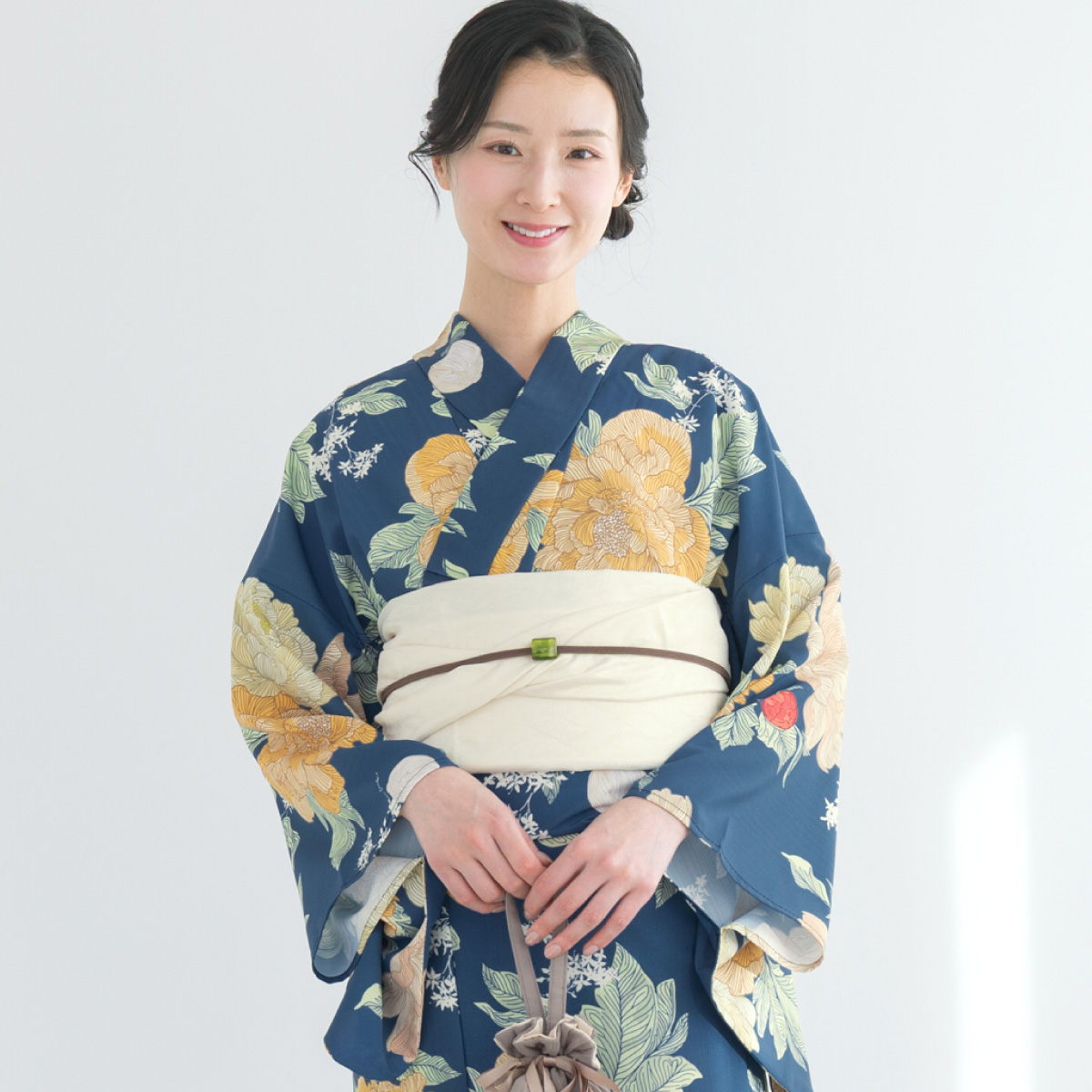 SOUBIEN（創美苑） 浴衣 レディース セット 2点セット 女性浴衣 帯