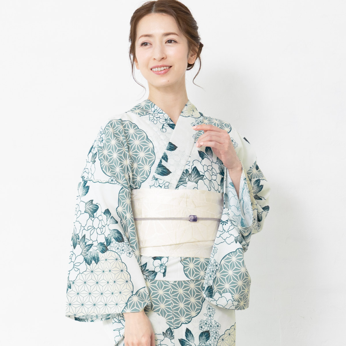SOUBIEN（創美苑） 浴衣セット セパレート 二部式 レディース 3点