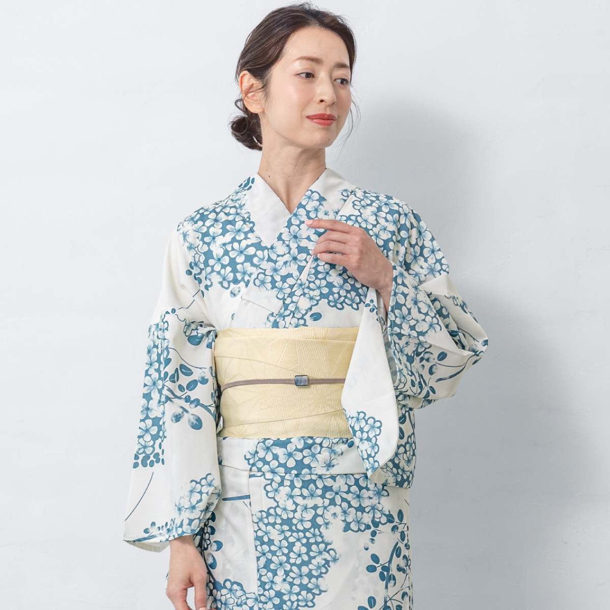 SOUBIEN（創美苑） 簡単着付け セパレート浴衣 セット レディース 半幅