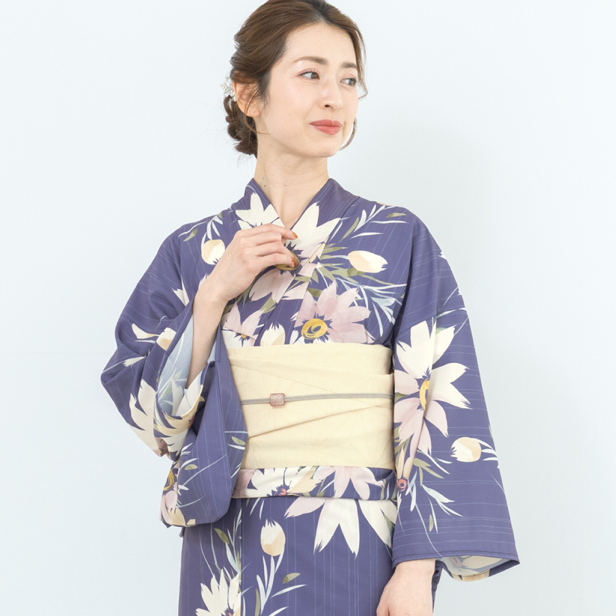 SOUBIEN（創美苑） 簡単着付け セパレート浴衣 レディース セット 3点