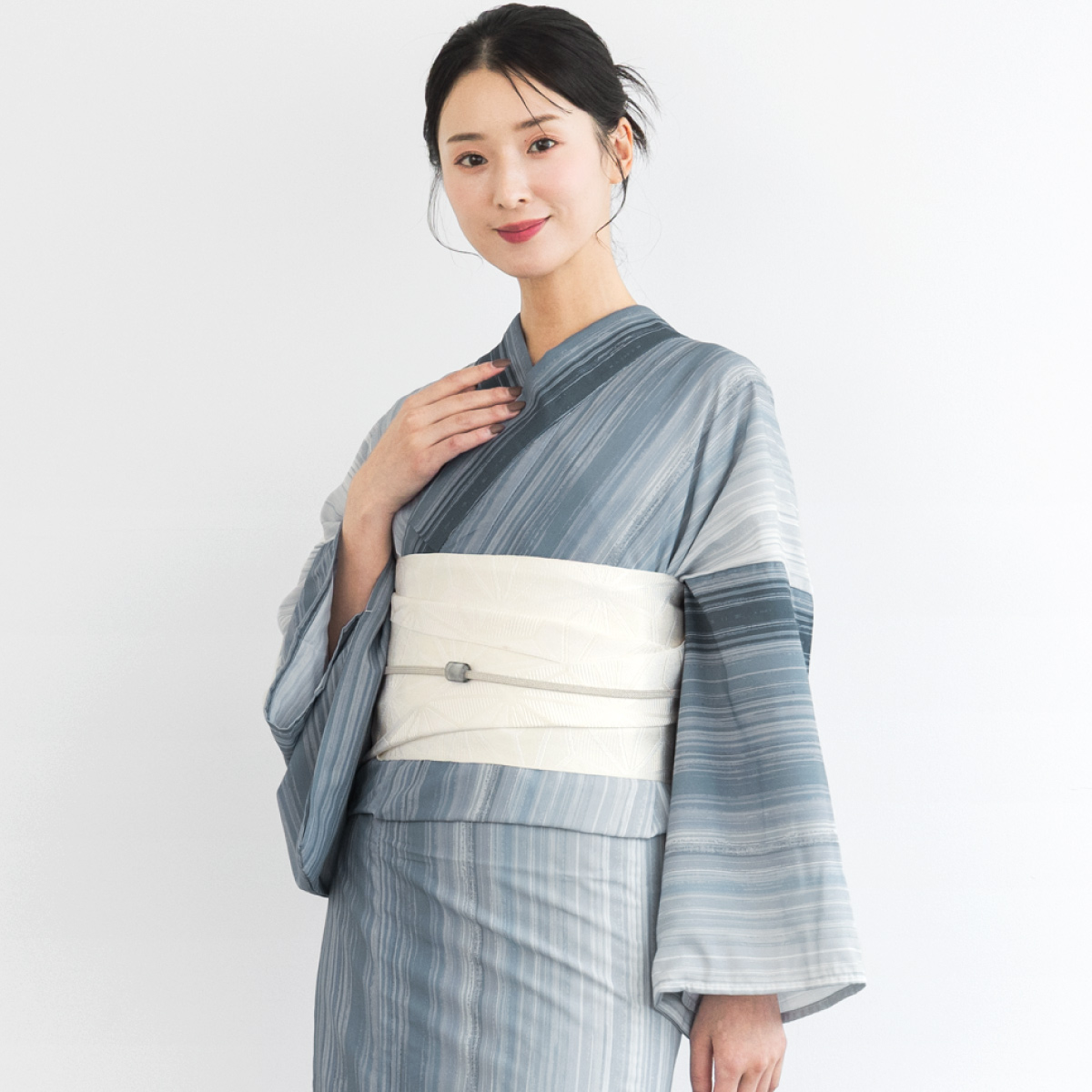 SOUBIEN（創美苑） 簡単着付け セパレート浴衣 セット レディース 半幅