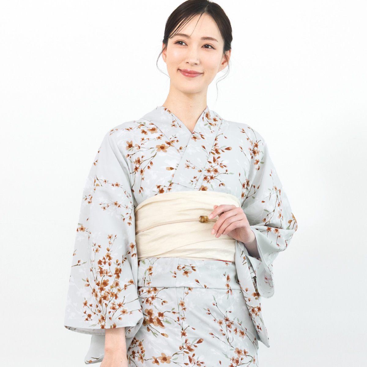 SOUBIEN（創美苑） 簡単着付け セパレート浴衣 レディース セット 3点