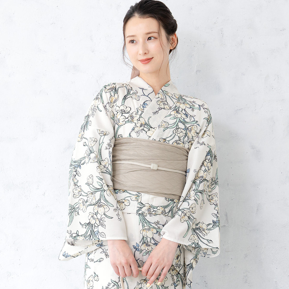 SOUBIEN（創美苑） 簡単着付け セパレート浴衣 レディース セット 3点