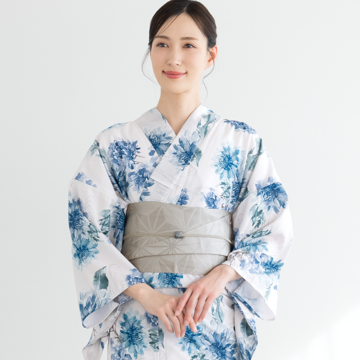 SOUBIEN（創美苑） 簡単着付け セパレート浴衣 レディース セット 3点