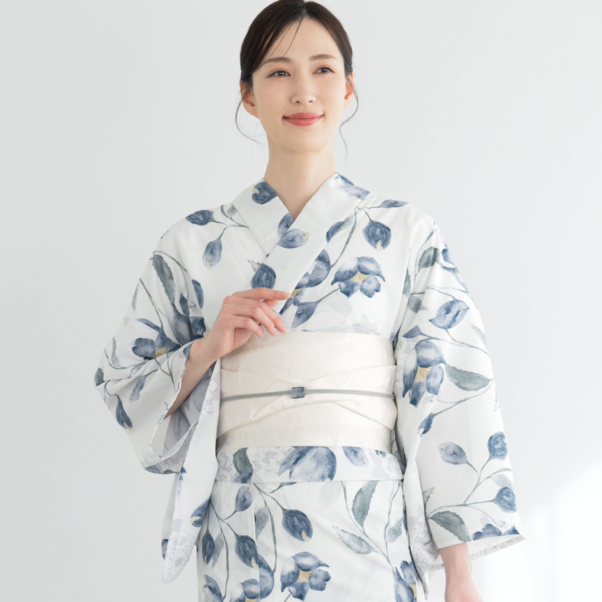 SOUBIEN（創美苑） 簡単着付け セパレート浴衣 レディース セット 3点