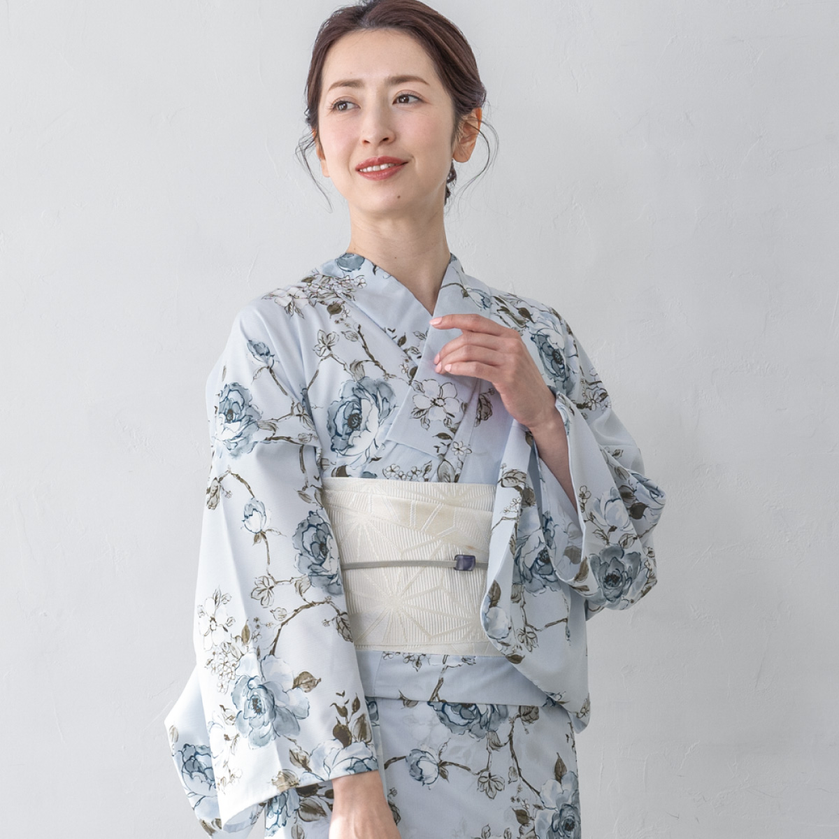 SOUBIEN（創美苑） 簡単着付け セパレート浴衣 レディース セット 3点