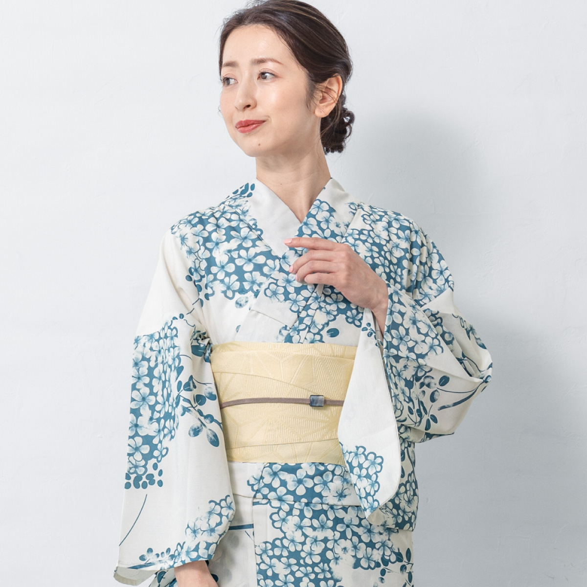 SOUBIEN（創美苑） 簡単着付け セパレート浴衣 レディース セット 3点