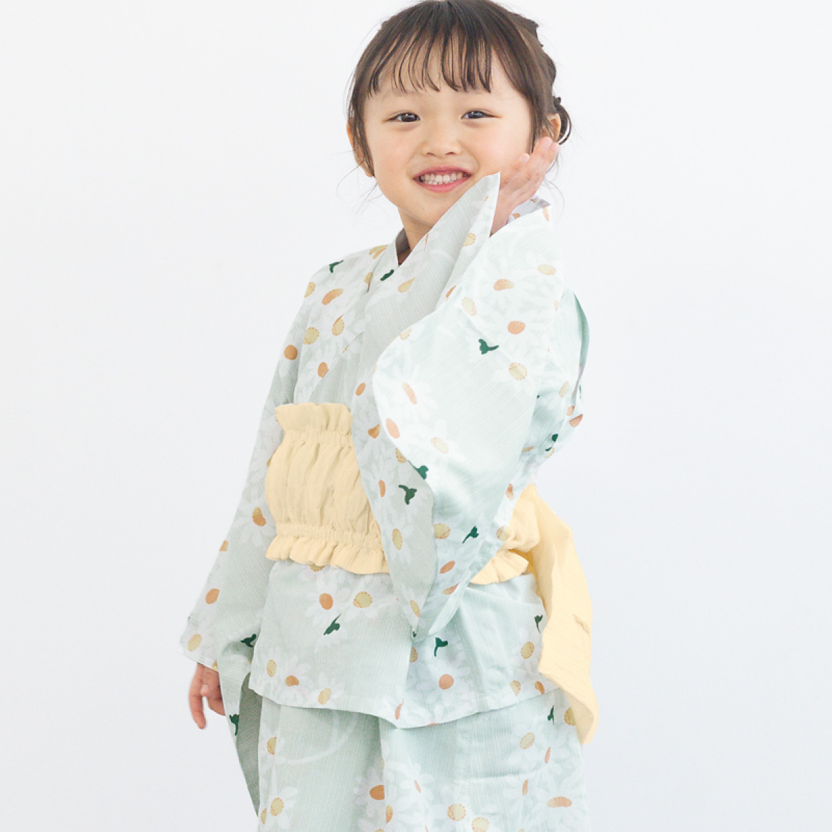 SOUBIEN（創美苑） 浴衣セット ワンピース浴衣 セパレート 女の子 子供