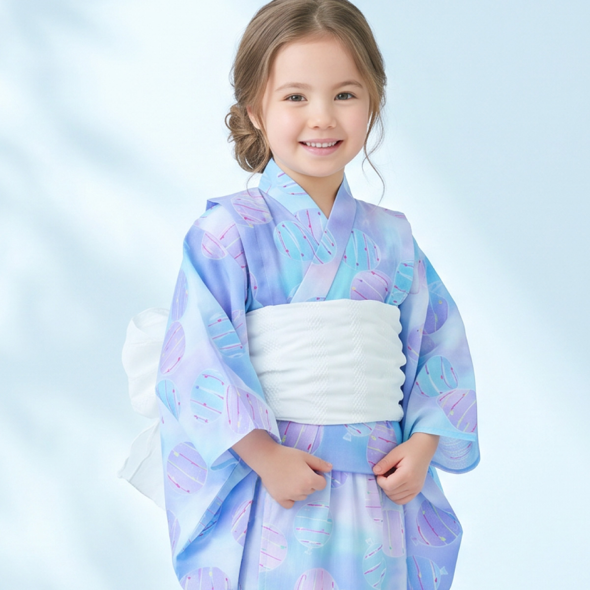 SOUBIEN（創美苑） ワンピース 浴衣セット 女の子 子供 キッズ セット
