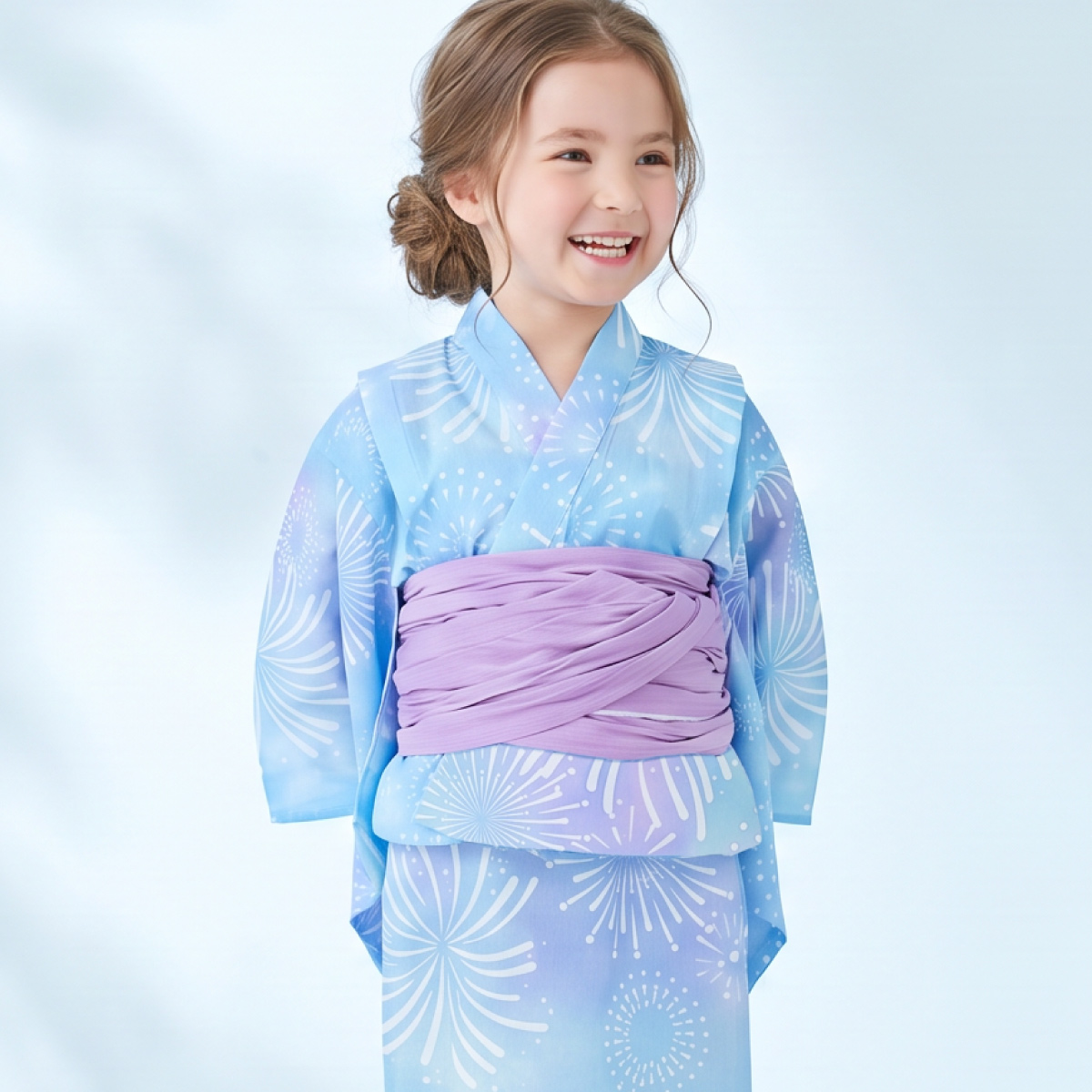 SOUBIEN（創美苑） ワンピース 浴衣セット 女の子 子供 キッズ セット