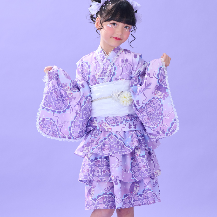 SOUBIEN（創美苑） 【予約】浴衣セット 女の子 キッズ 子供 セパレート