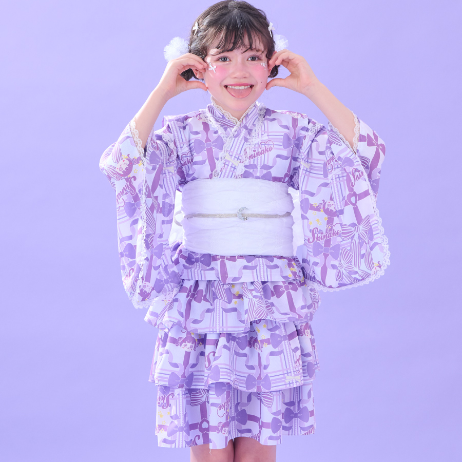 SOUBIEN（創美苑） 浴衣セット 女の子 キッズ 子供 セパレート 二部式