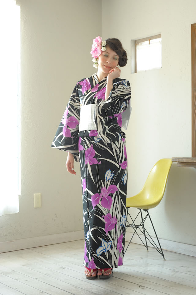 SOUBIEN（創美苑） 浴衣 レディース 単品 bonheur saisons ボヌール