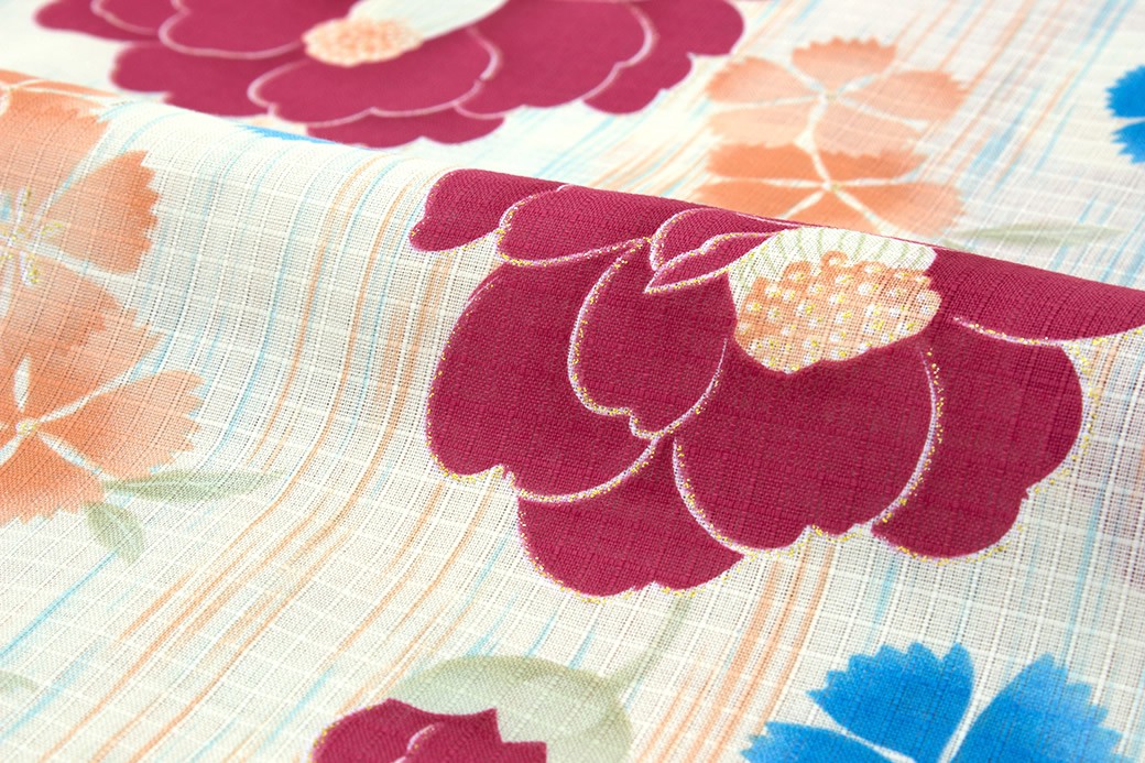 SOUBIEN（創美苑） 浴衣 レディース 単品 bonheur saisons ボヌール