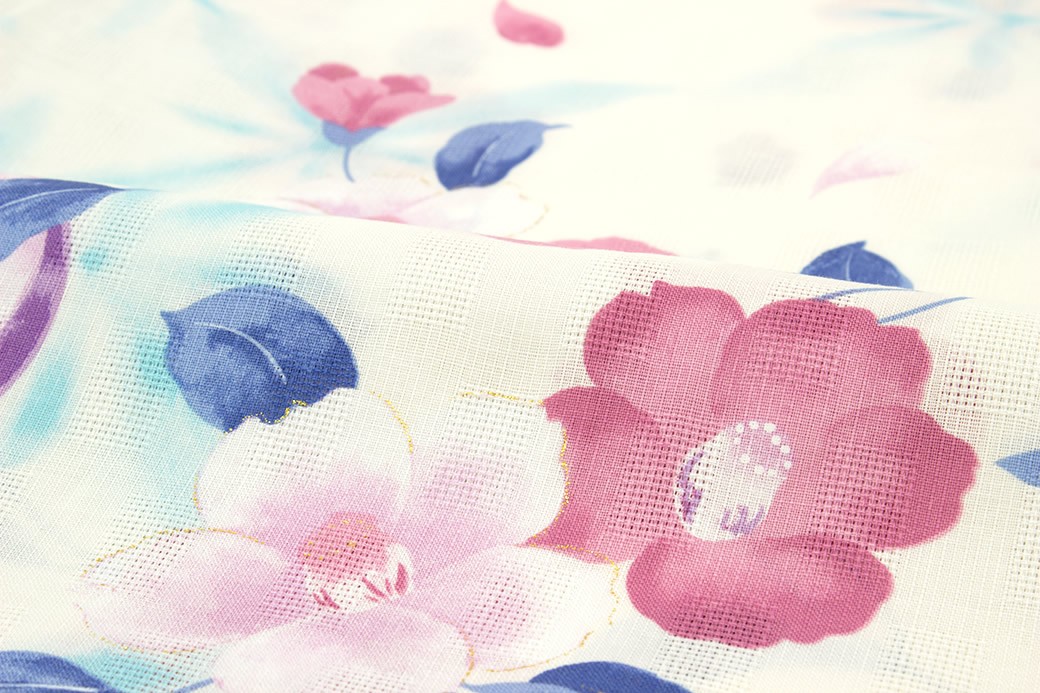 bonheur saisons（ボヌールセゾン） 浴衣 レディース 単品 白 オフ