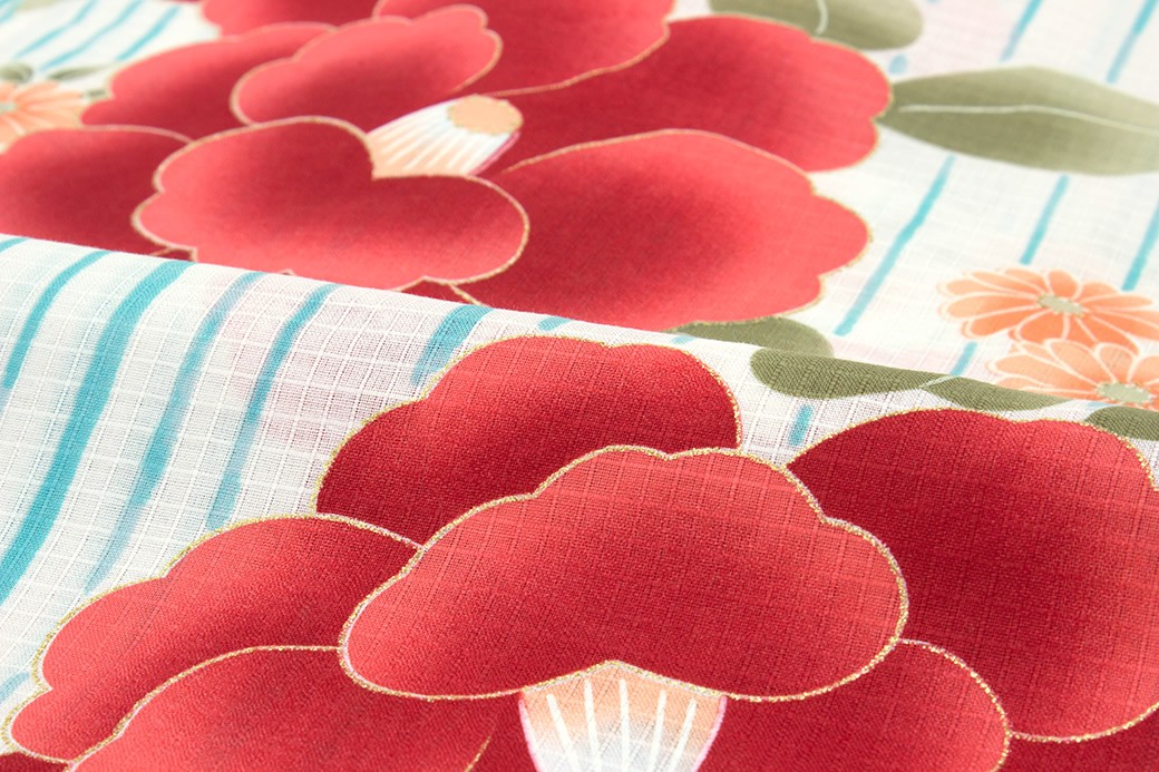 bonheur saisons（ボヌールセゾン） 浴衣 レディース 単品 白 オフ