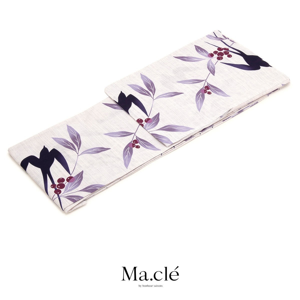 bonheur saisons（ボヌールセゾン） 浴衣 レディース 単品 ピンク 紫色