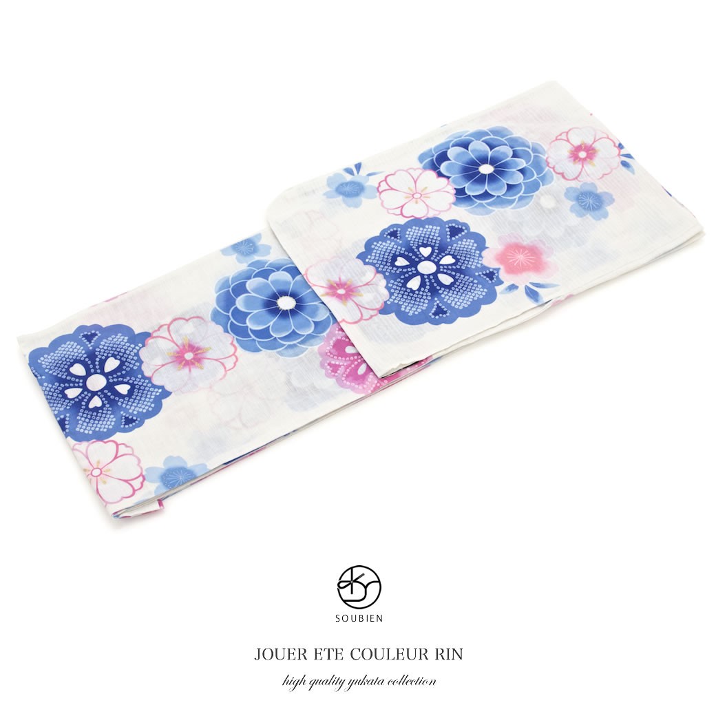 SOUBIEN（創美苑） 浴衣 レディース 単品 bonheur saisons ボヌール