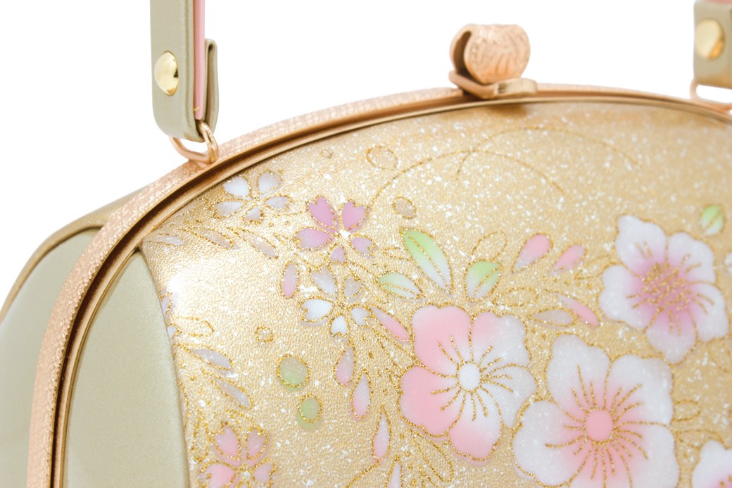 SOUBIEN（創美苑） 草履バッグセット 留袖 世美庵 金色 ゴールド 桜 藤