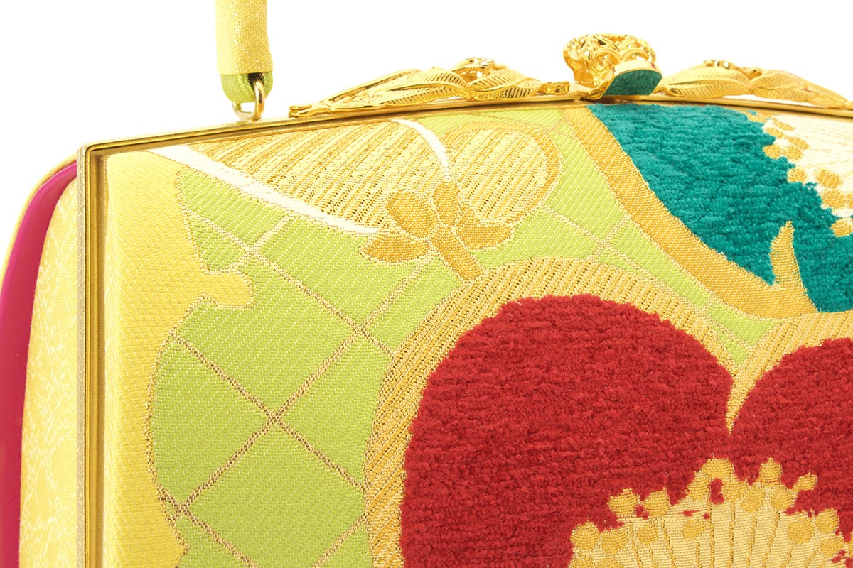 草履セット SOUBIEN（創美苑） 草履バッグセット 黄色 金色 ピンク カラフル 梅