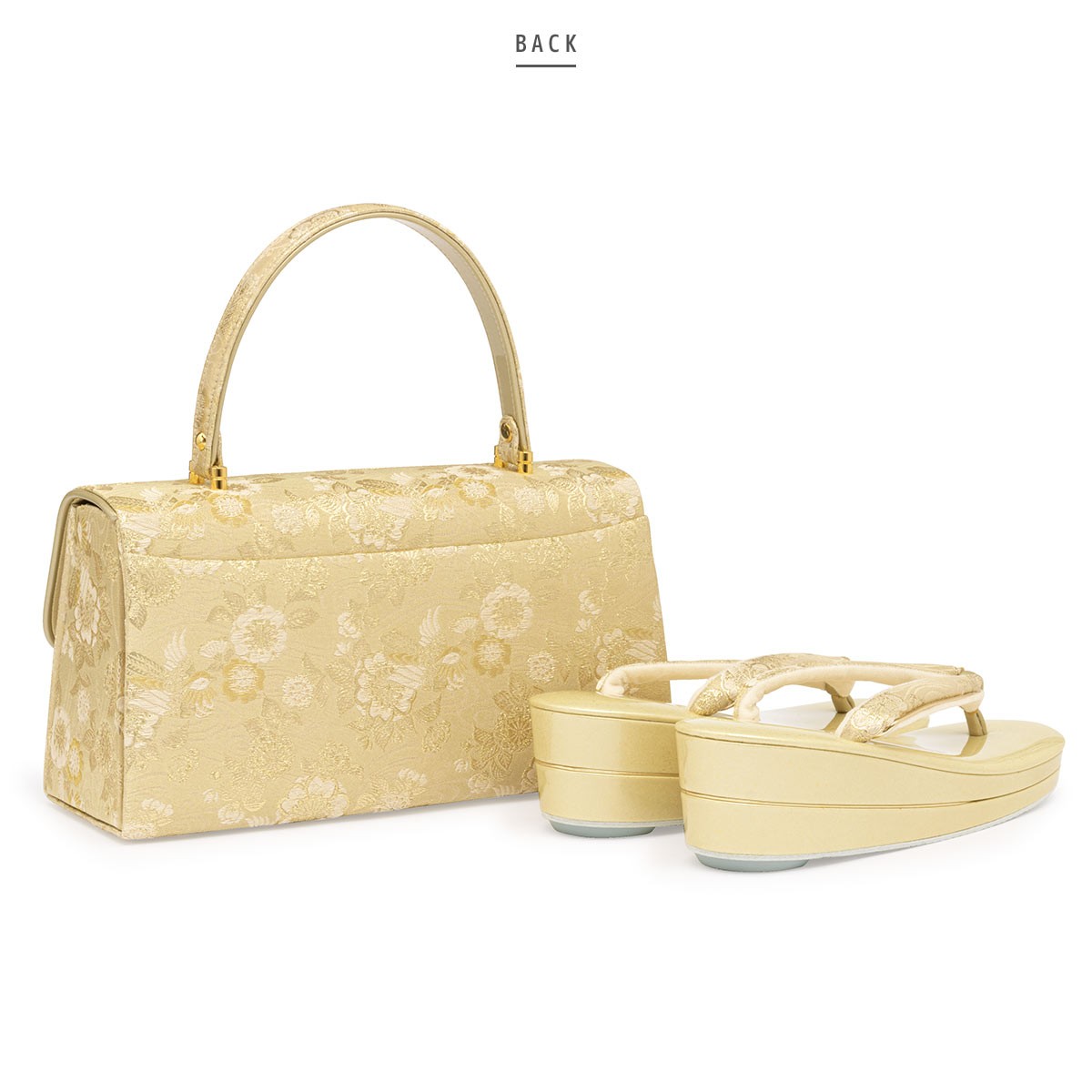 礼装用草履バッグ　金　花模様＊QA wzouribag58info1-2.jpg