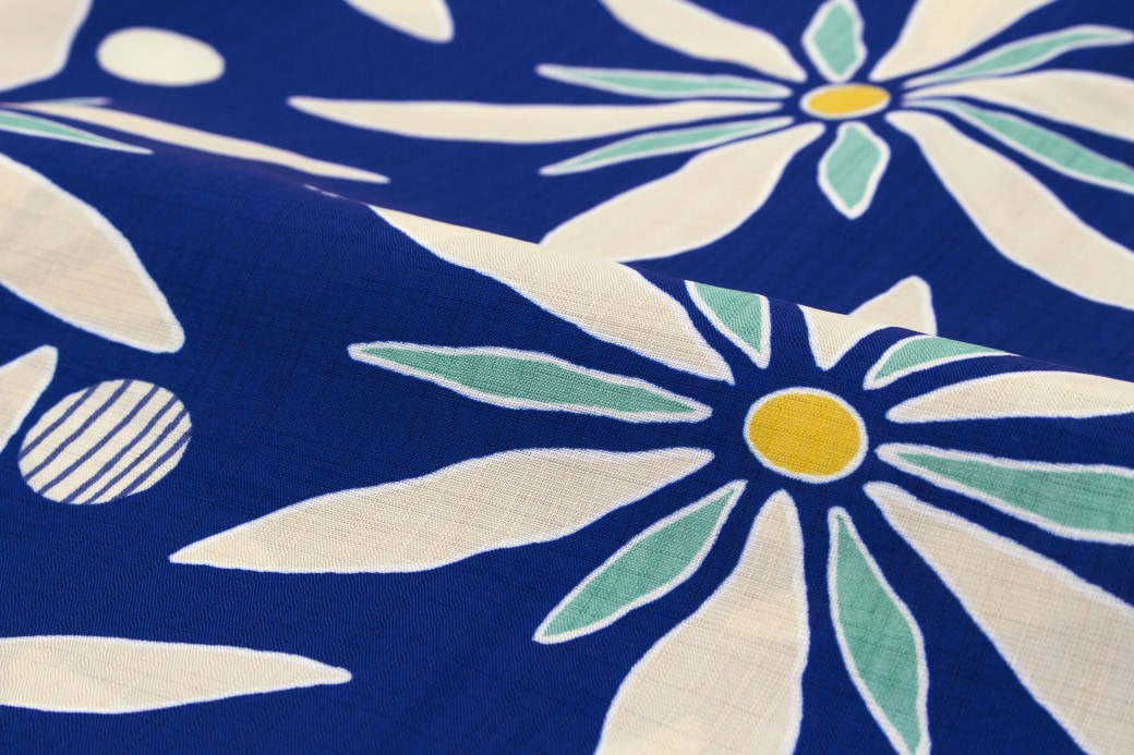 SOUBIEN（創美苑） レディース浴衣 ブランド 乃木坂46 白石麻衣 藍色