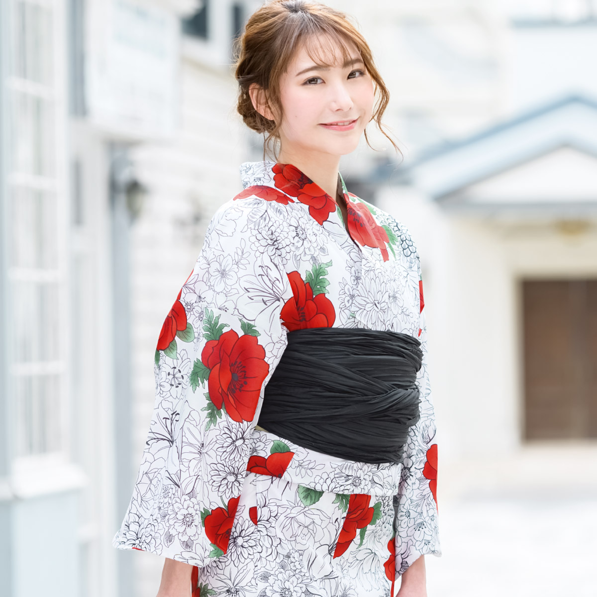 SOUBIEN（創美苑） 浴衣セット プチプラ 浴衣 3点セット レディース 帯