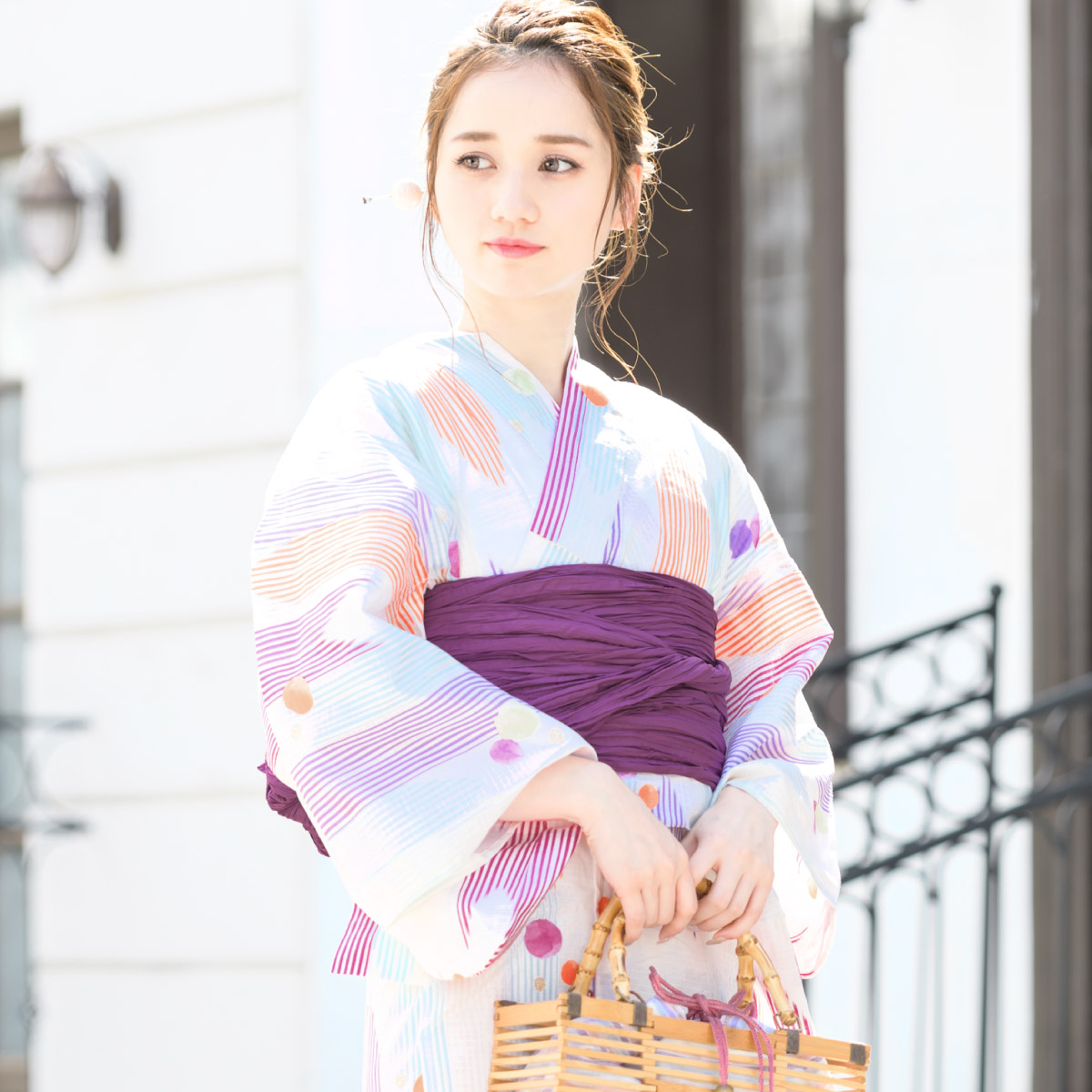 SOUBIEN（創美苑） 浴衣セット プチプラ 浴衣 3点セット レディース 帯