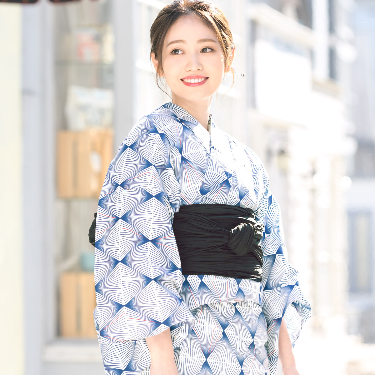 SOUBIEN（創美苑） 浴衣セット プチプラ 浴衣 3点セット レディース 帯