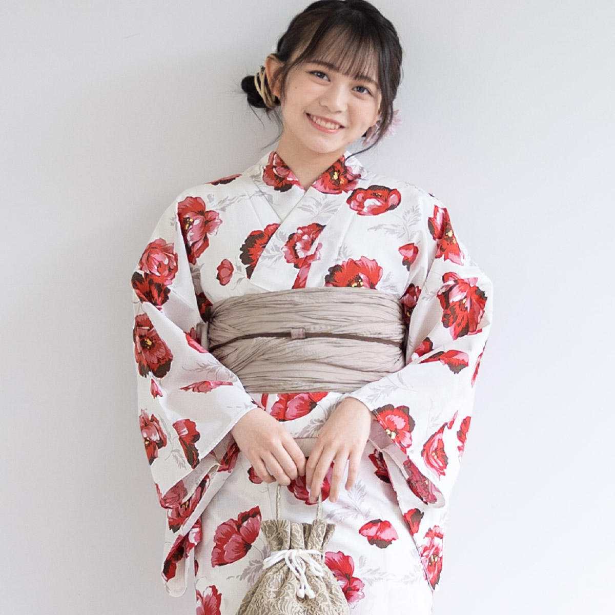 SOUBIEN（創美苑） 浴衣セット プチプラ 浴衣 3点セット レディース 帯