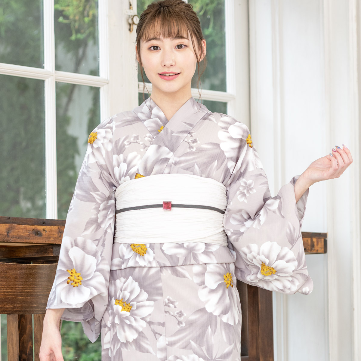 SOUBIEN（創美苑） 浴衣セット プチプラ 浴衣 3点セット レディース 帯