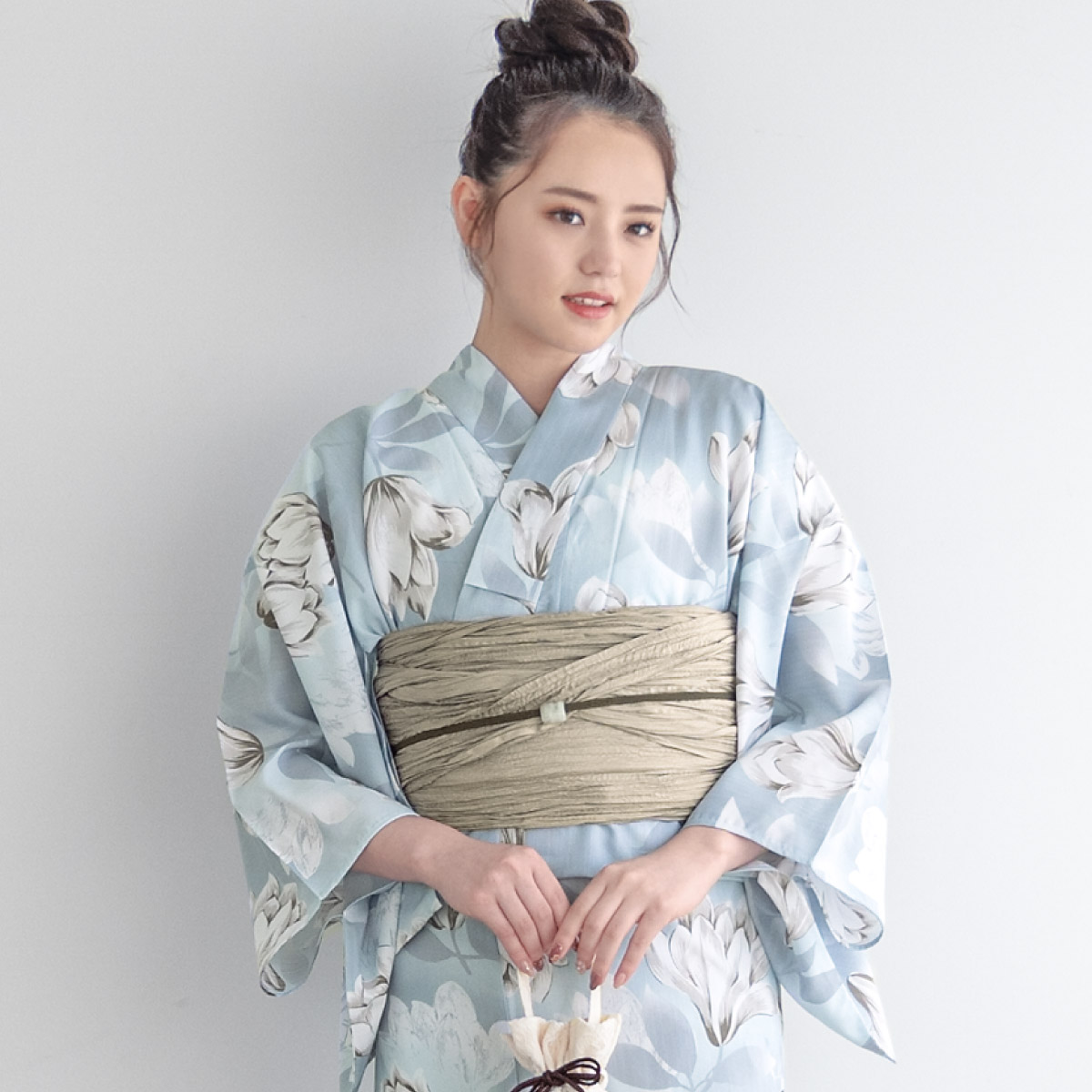 SOUBIEN（創美苑） 浴衣セット プチプラ 浴衣 3点セット レディース 帯