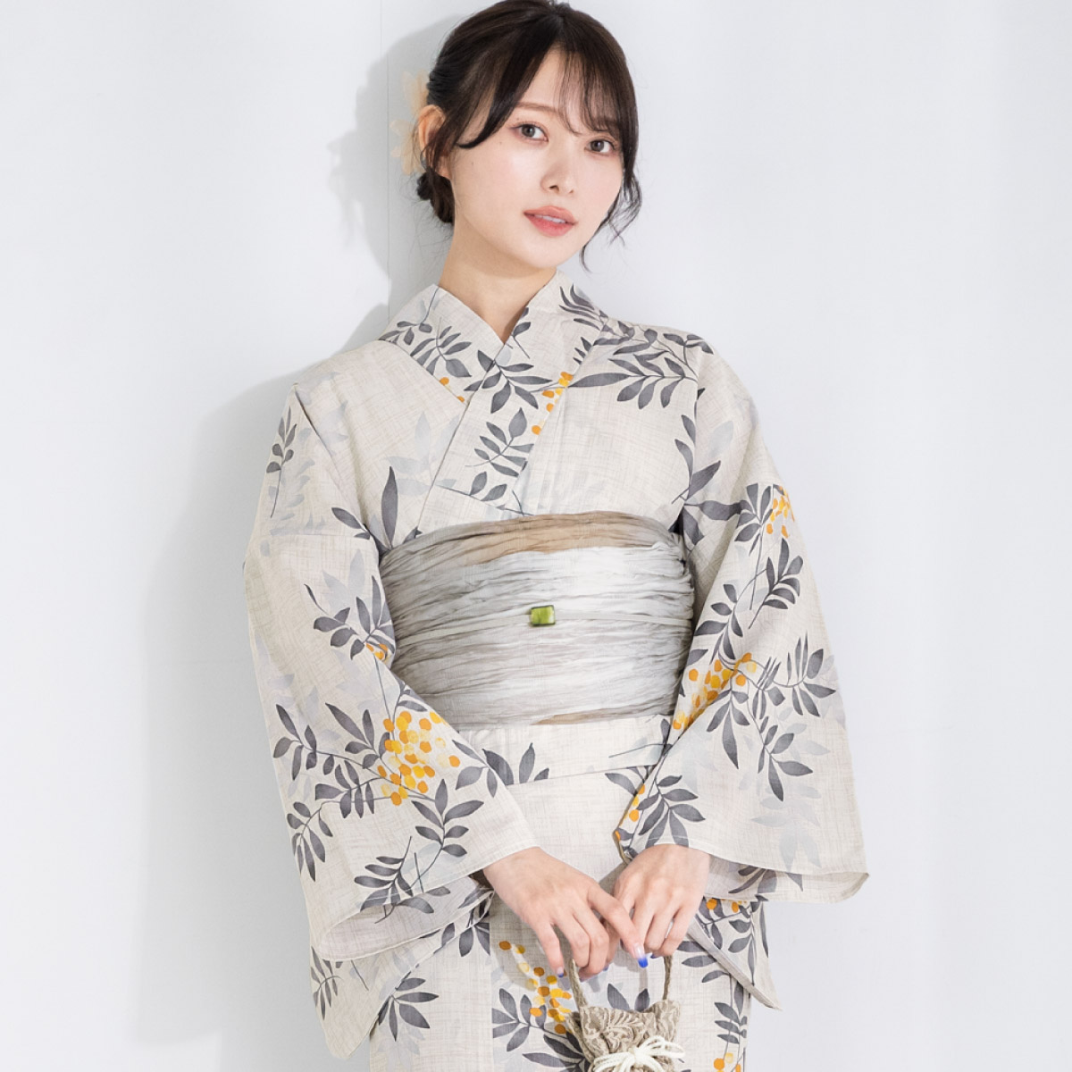 ね*)様 浴衣 帯 下駄 セット SOUBIEN 創美苑 花柄 SOUBIEN（創美苑） 浴衣セット プチプラ 浴衣 3点セット レディース 帯