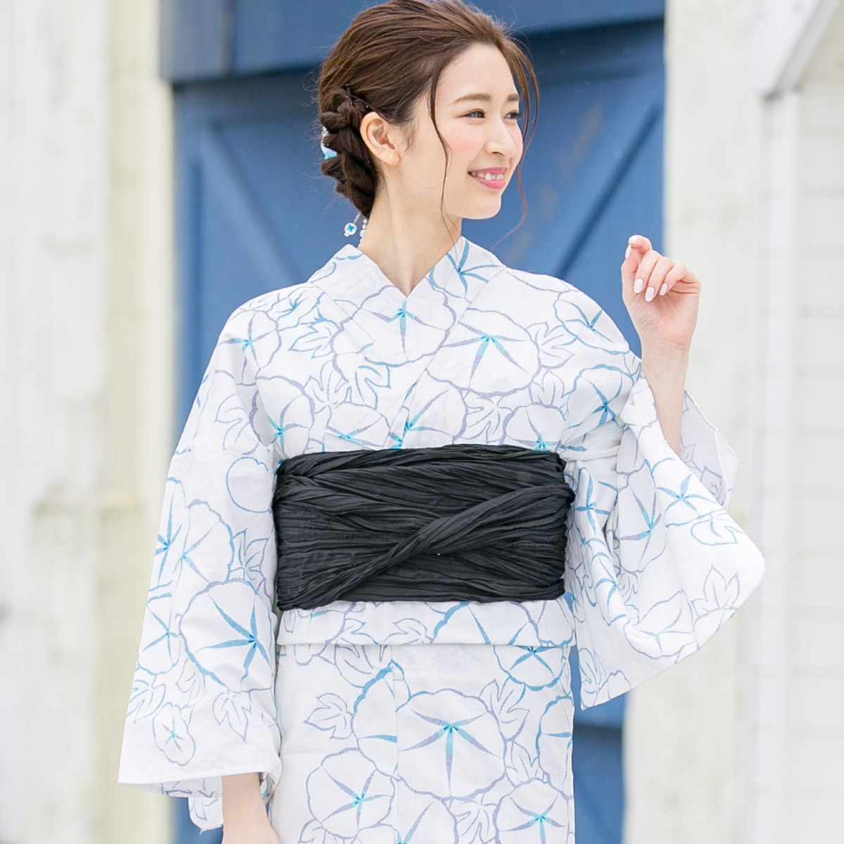 SOUBIEN（創美苑） 浴衣セット プチプラ 浴衣 3点セット レディース 帯