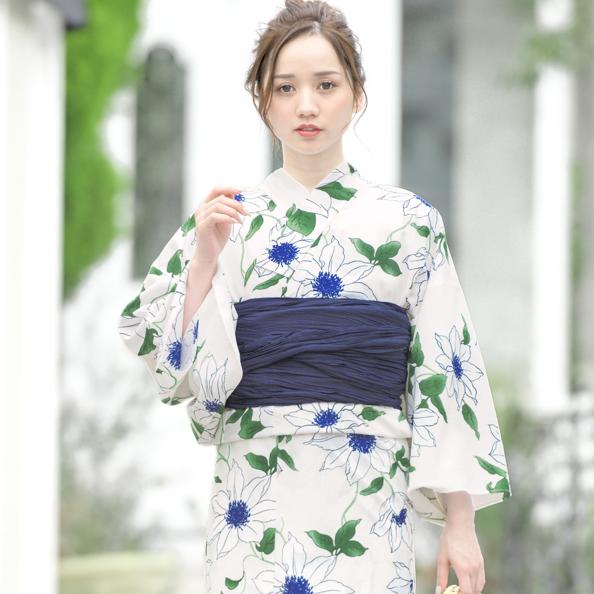 SOUBIEN（創美苑） 浴衣セット プチプラ 浴衣 3点セット レディース 帯
