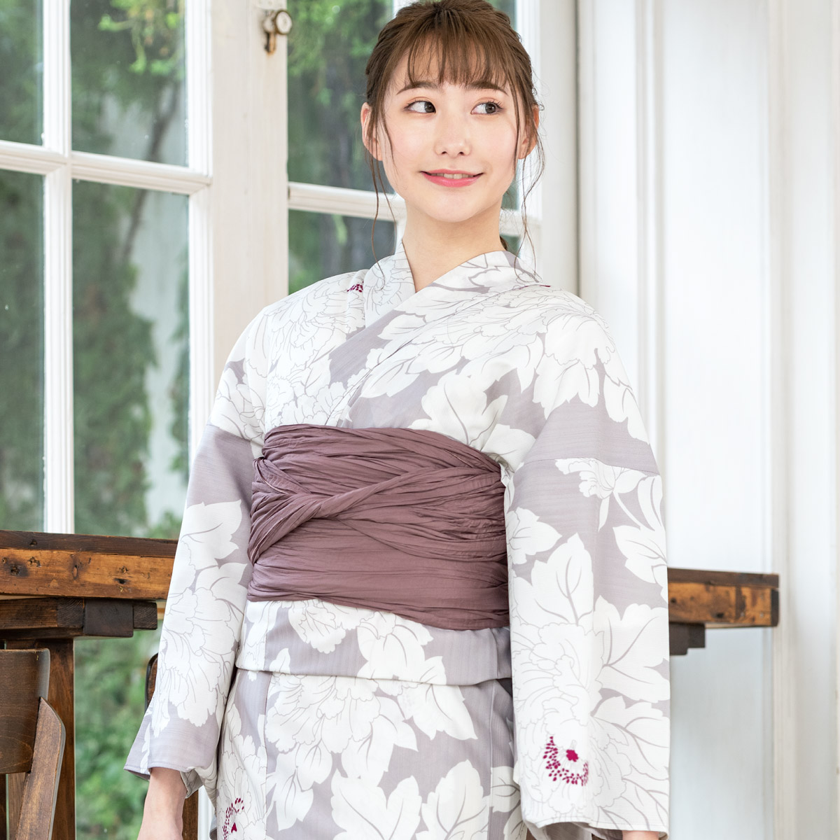 SOUBIEN（創美苑） 浴衣セット プチプラ 浴衣 3点セット レディース 帯