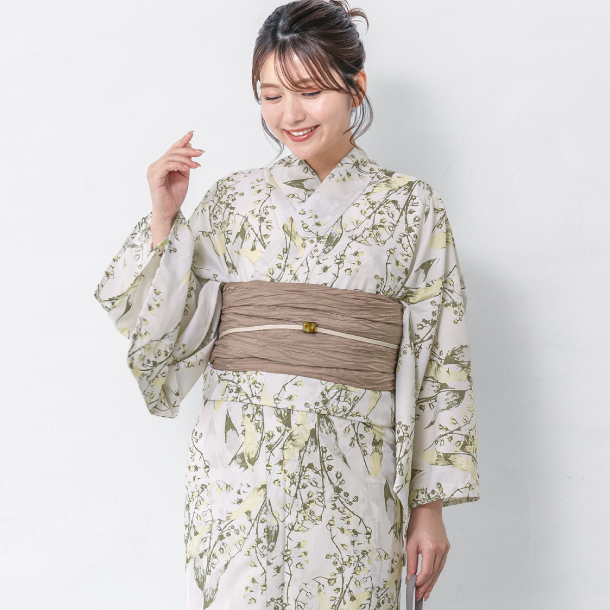 SOUBIEN（創美苑） 浴衣セット プチプラ 浴衣 3点セット レディース 帯