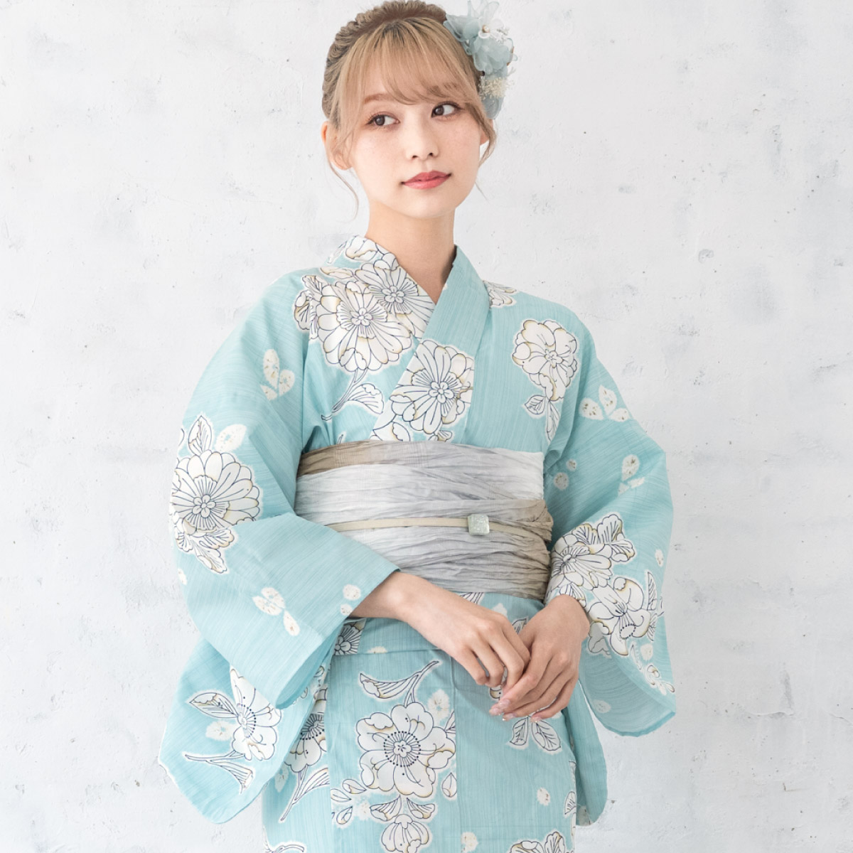 SOUBIEN（創美苑） 浴衣セット プチプラ 浴衣 3点セット レディース 帯