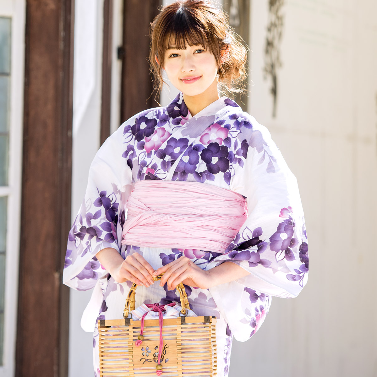 SOUBIEN（創美苑） 浴衣セット プチプラ 浴衣 3点セット レディース 帯