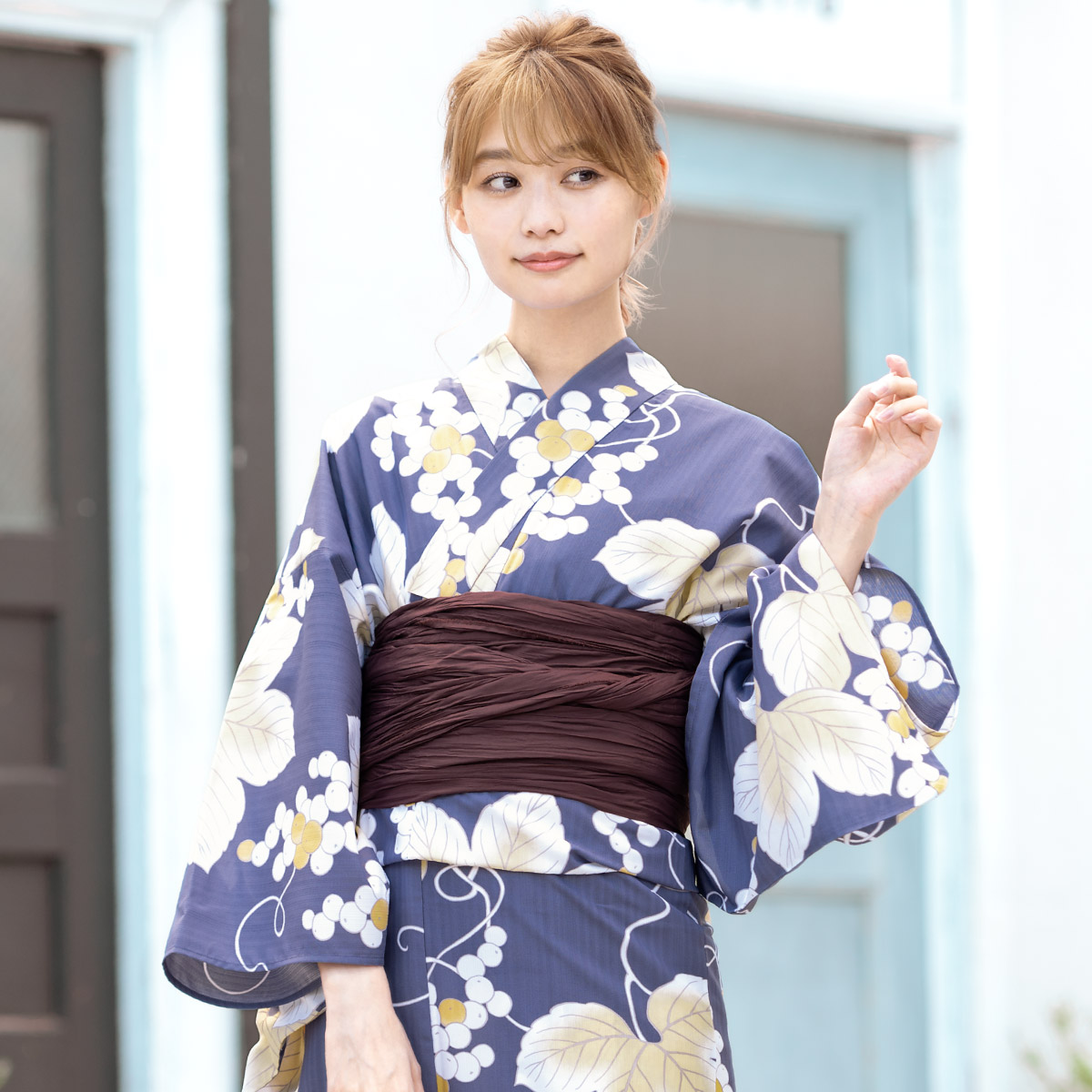 SOUBIEN（創美苑） 浴衣セット プチプラ 浴衣 3点セット レディース 帯