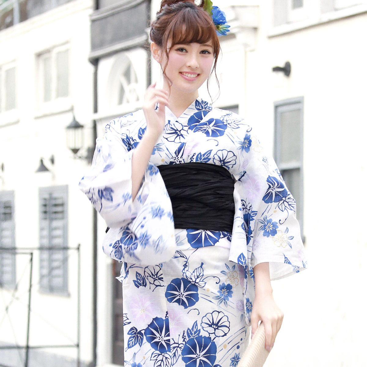 SOUBIEN（創美苑） 浴衣セット プチプラ 浴衣 3点セット レディース 帯