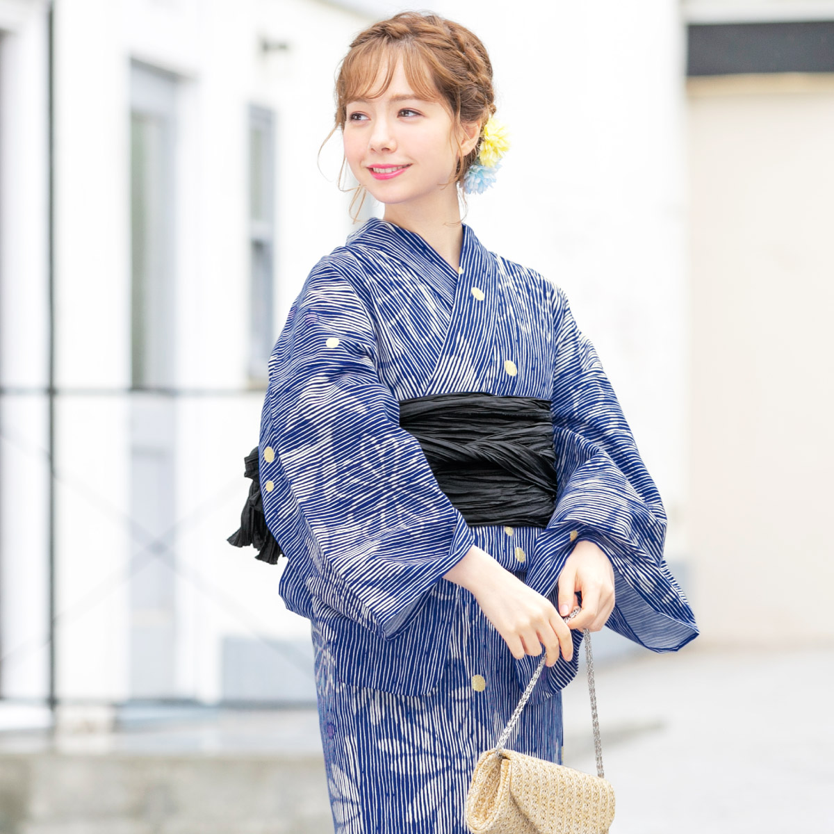 SOUBIEN（創美苑） 浴衣セット プチプラ 浴衣 3点セット レディース 帯