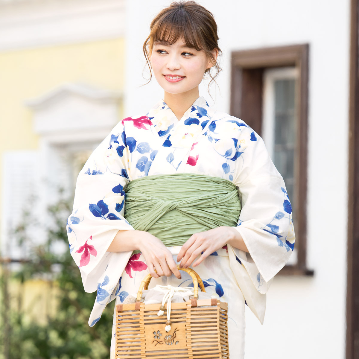 SOUBIEN（創美苑） 浴衣セット プチプラ 浴衣 3点セット レディース 帯