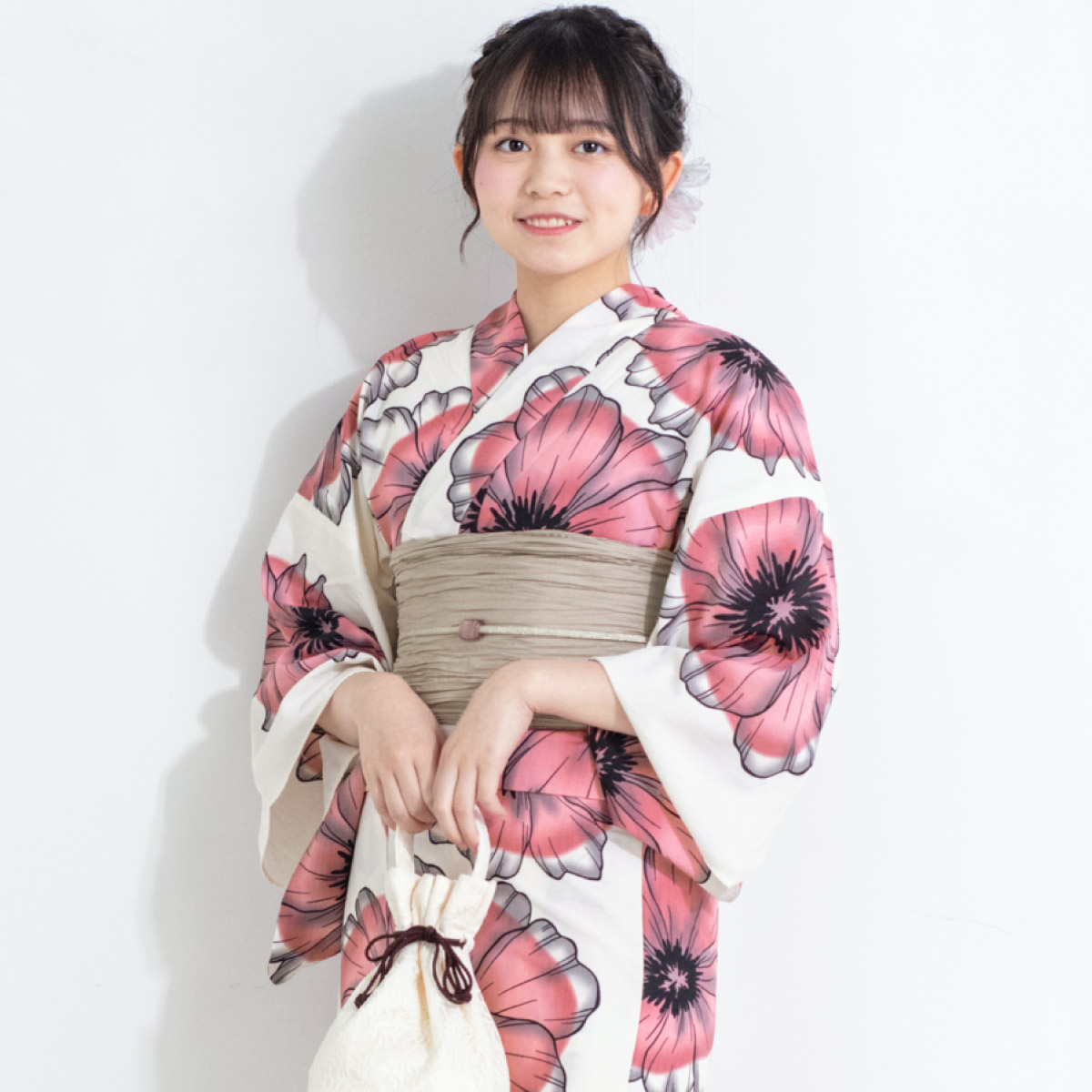 SOUBIEN（創美苑） 浴衣セット プチプラ 浴衣 3点セット レディース 帯