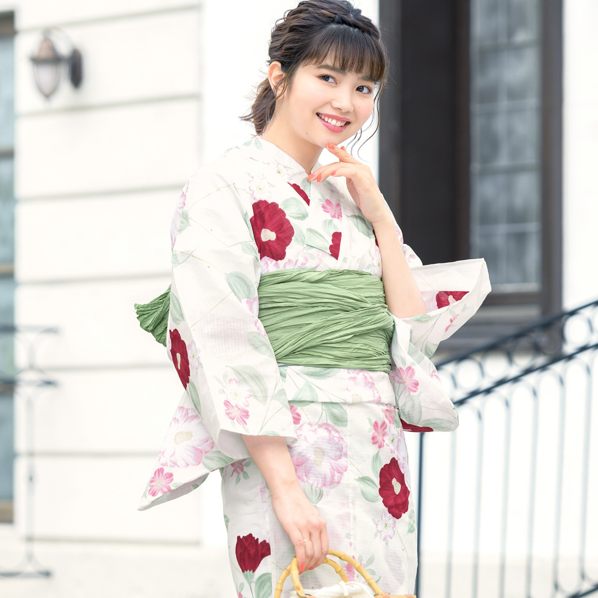 SOUBIEN（創美苑） 浴衣セット プチプラ 浴衣 3点セット レディース 帯