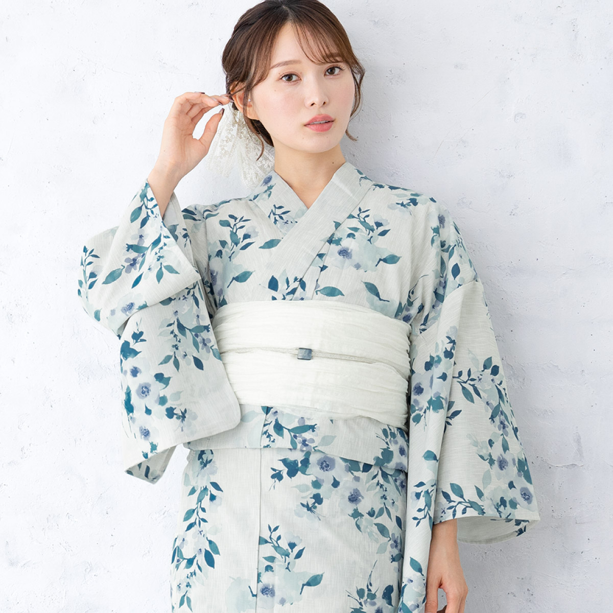 簡単着付け セパレート浴衣 浴衣 レディース 浴衣セット 帯 下駄 伊達締め セパレート 二部式 ゆかた 女性 大人 フリー floro 2026 140 150 160 お祭り 創美苑 | SOUBIEN | 01